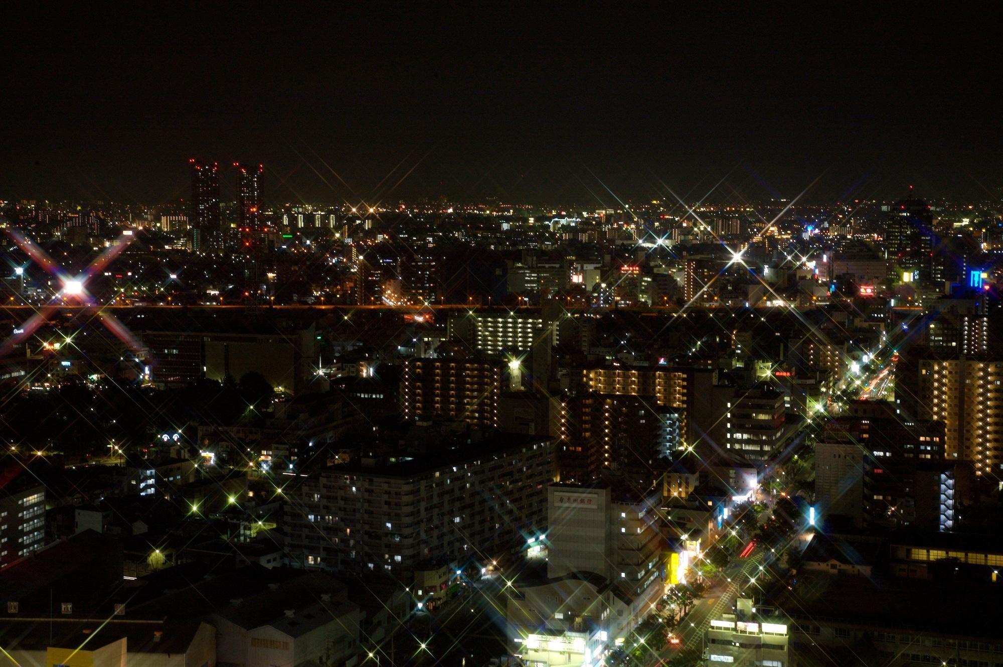 Hotel Agora Regency Osaka Sakai Сакаи Экстерьер фото View of the city at night